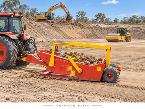 Final Grading at the Dry Basin — application concept