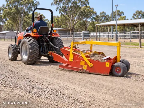 Red Bowl Scraper at the Showground — application concept