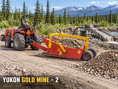 Yukon Gold Haul to Sluice — application concept