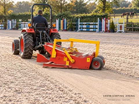 Compact Tractor Grooms Showjumping Arena — application concept