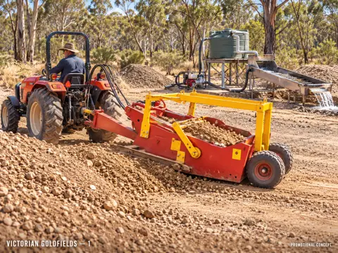 Victorian Goldfields Gravel Recovery — application concept