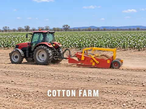 Precision leveling on an Australian cotton farm — application concept