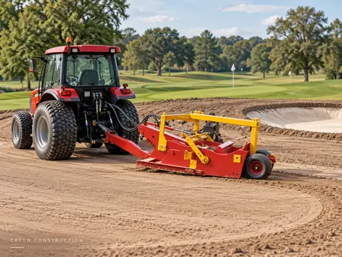 Fine Grading the New Putting Green — application concept